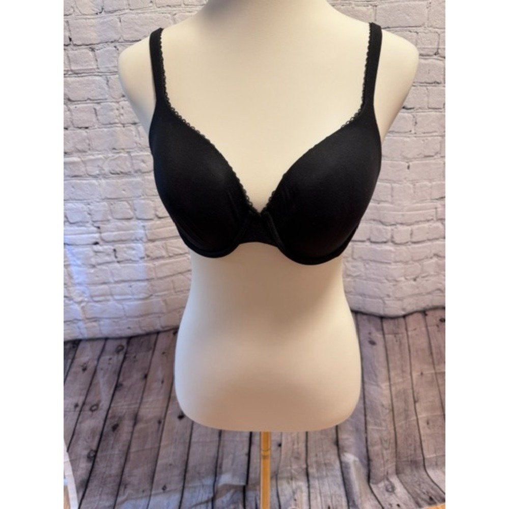 Victoria's‎ Secret Body by Victoria Perfect Coverage Bra Black 36C EUC